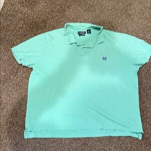 Chaps Mint Green Polo Shirt with Emblem